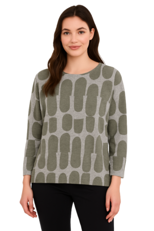 Ladies Delilah Top Green 18