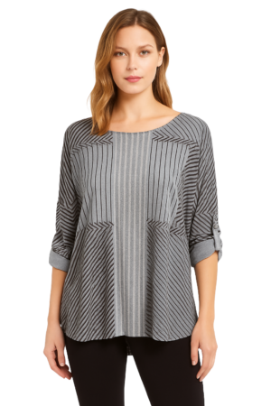 Ladies Freya Top Grey 18