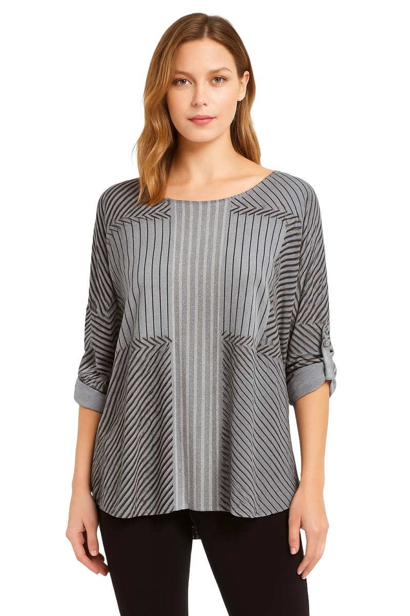 Ladies Freya Top Grey 18