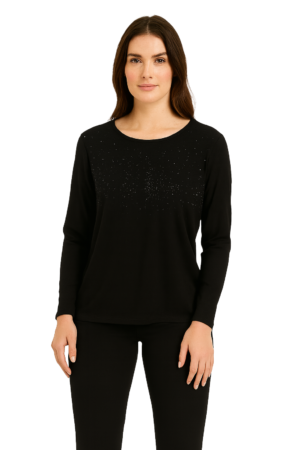 Ladies Lucy Top Black 18