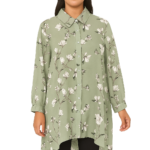 Ladies Phoebe Top Green 18