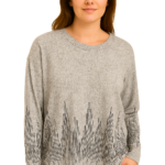 Ladies Florence Top Grey 18