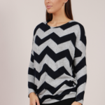 Ladies Penelope Top Navy 18