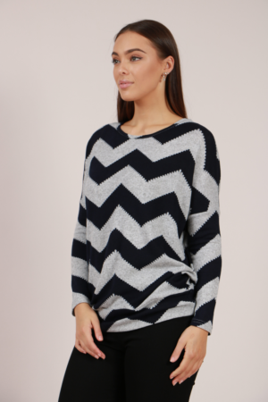 Ladies Penelope Top Navy 18
