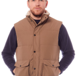Logan Padded Gilet Tan XX.Lge