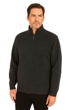 Elijah Chenille Sherpa Jumper Charcoal XX.Lge