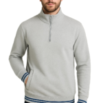 Morgan 1/4 Zip Sweatshirt Grey XX.Lge
