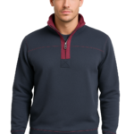 Louis 1/4 Zip Sweatshirt Navy XX.Lge