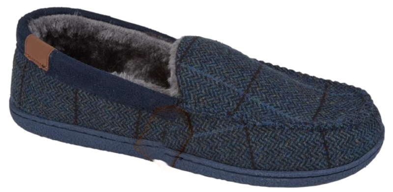 Mens Alistair Slipper Navy 10