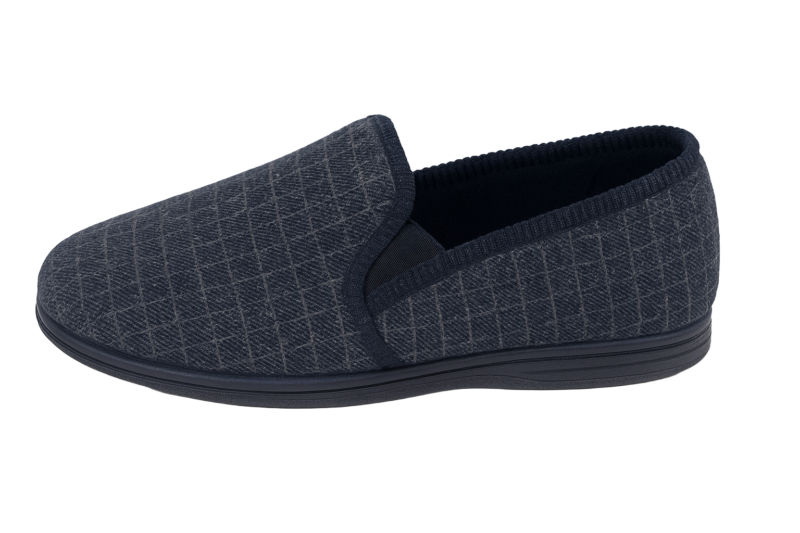 Mens Hudson Slippers Navy 12