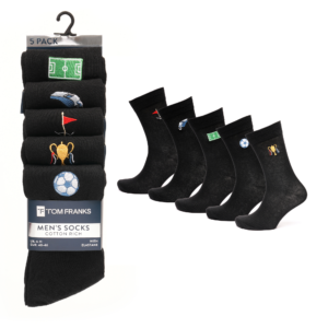 Mens Embroidered Socks (5)