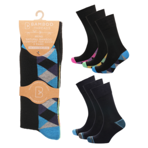 Mens Bamboo Non Elastic Socks (3)