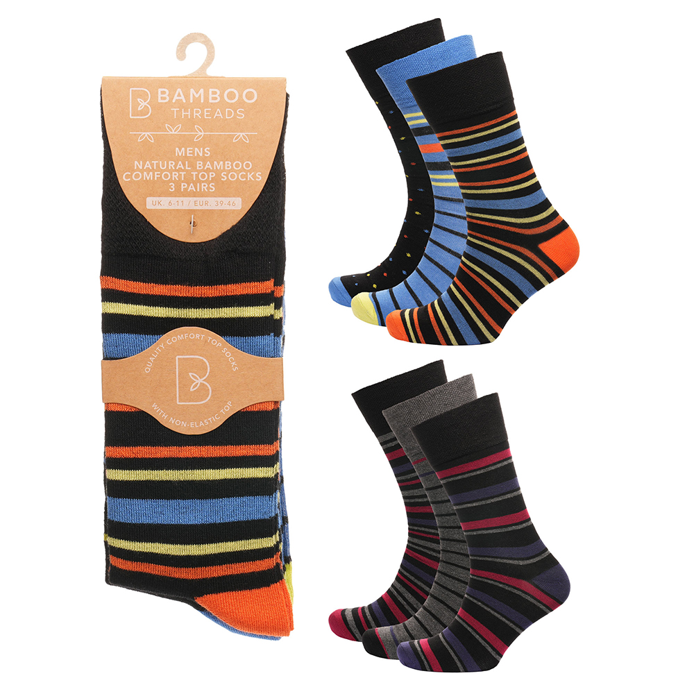 Mens Bamboo Non Elastic Socks (3)