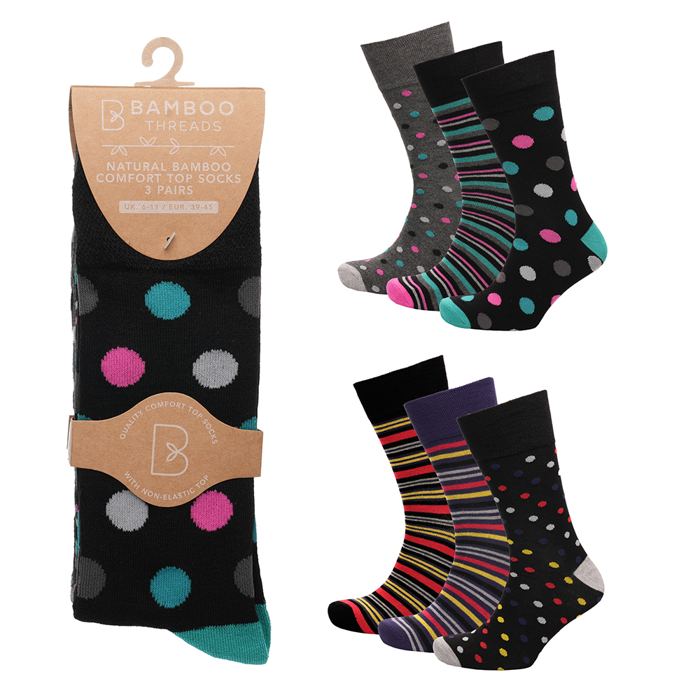 Mens Bamboo Non Elastic Socks (3)
