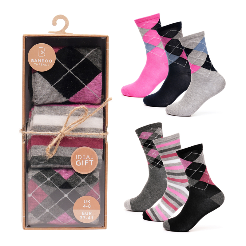 Ladies Bamboo Socks in Gift Box (3)