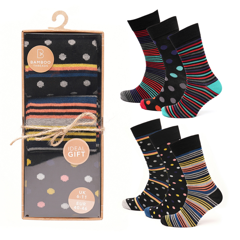 Mens Bamboo Socks in Gift Box (3)