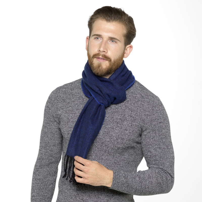 Mens Herringbone Scarf