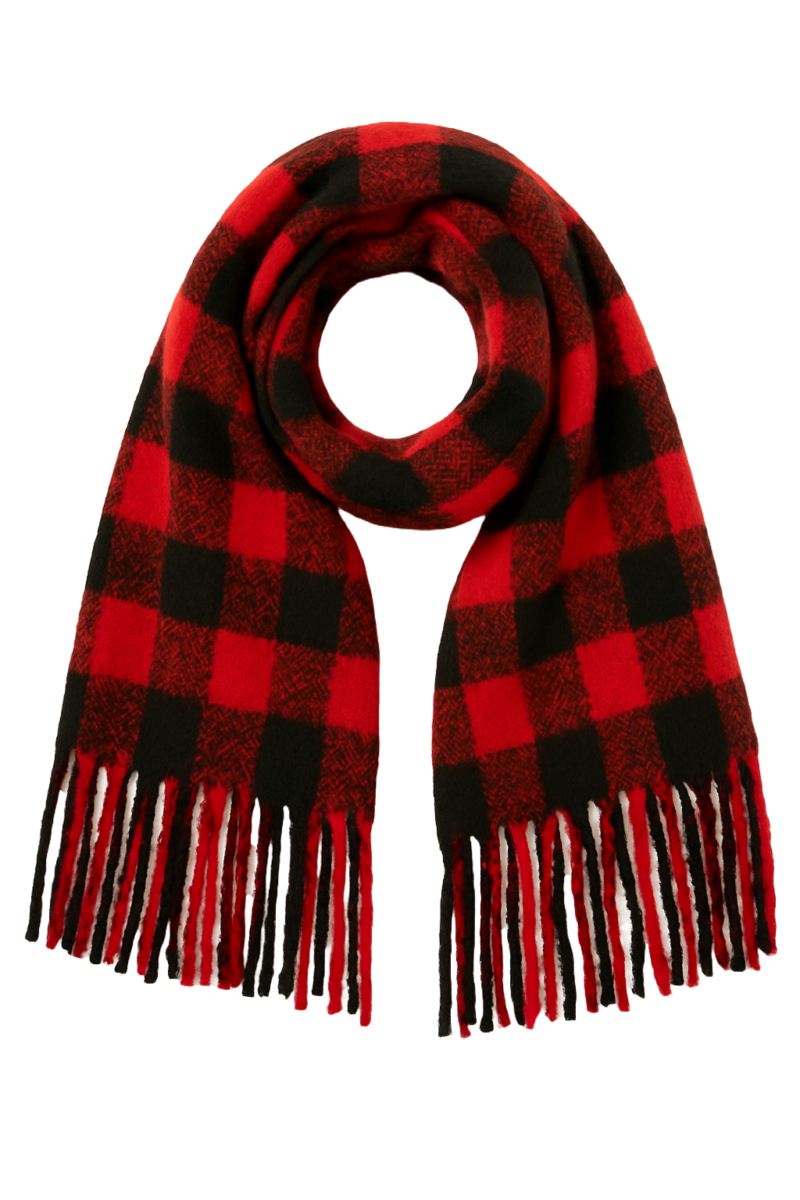 Ladies Check Blanket Scarf