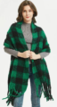 Ladies Check Blanket Scarf