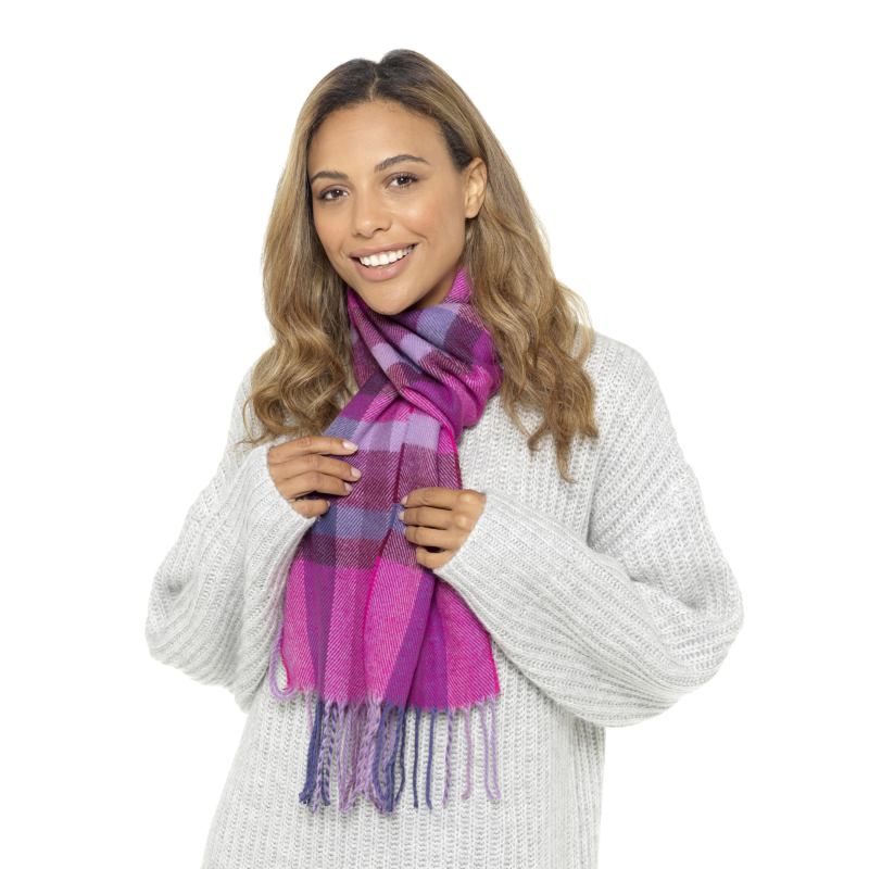 Ladies Checked Scarf