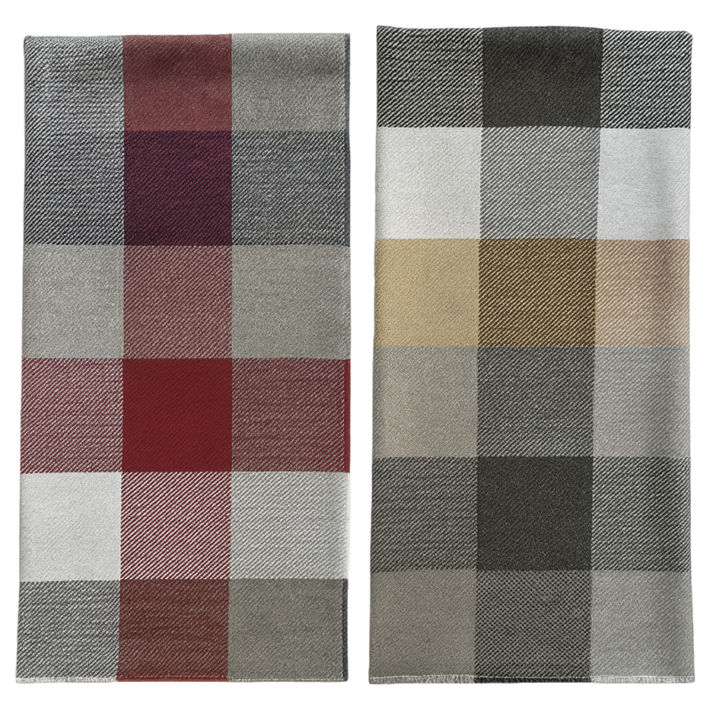 Mens Checked Scarf