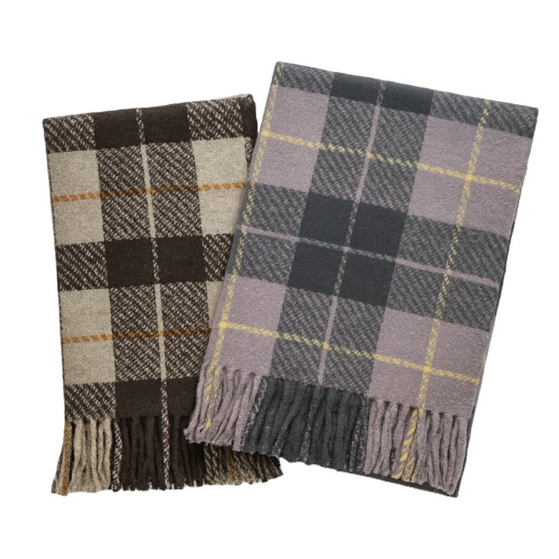 Ladies Tartan Blanket Scarf