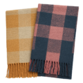 Ladies Check Blanket Scarf