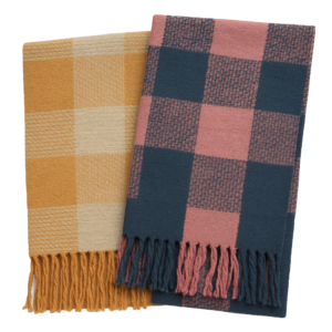 Ladies Check Blanket Scarf