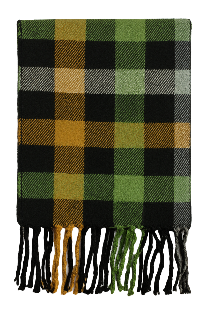 Mens Checked Scarf