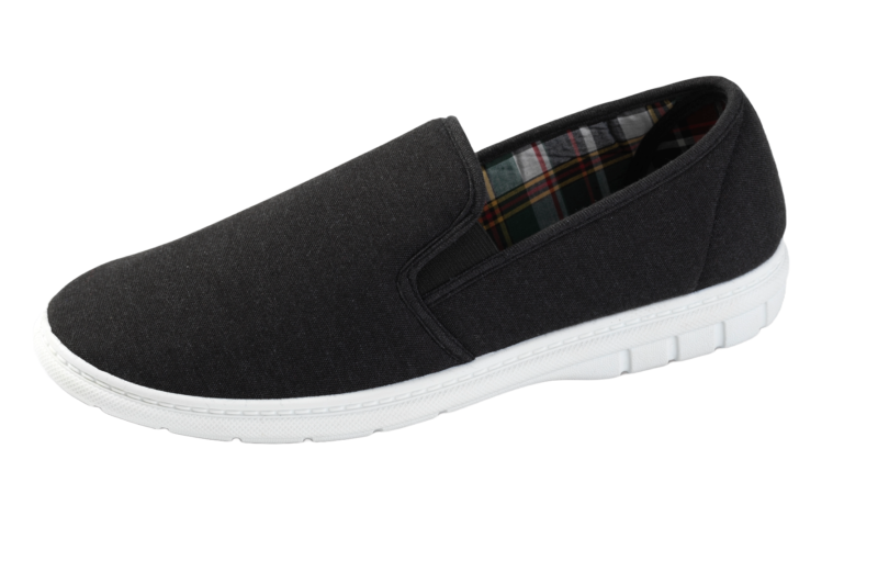 Mens Canvas Shoe Charcoal 11