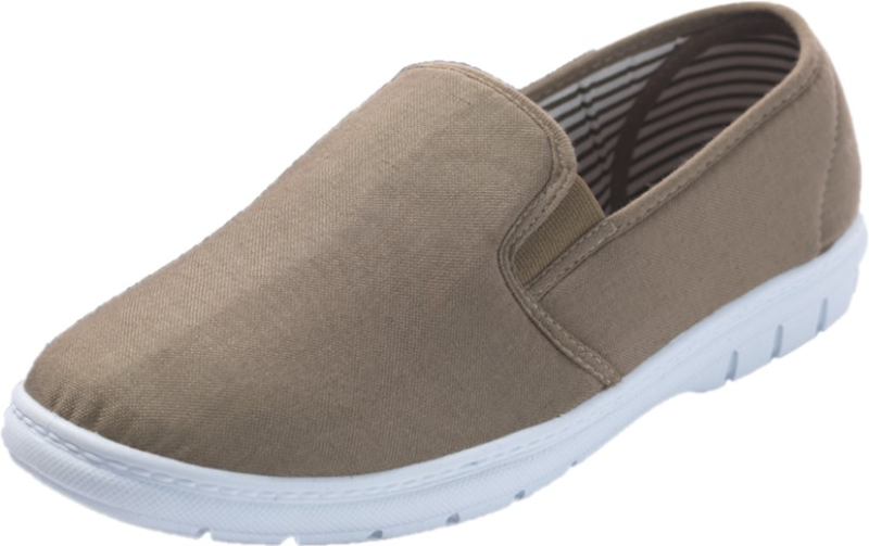 Mens Canvas Shoe Taupe 11