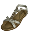 Ladies Helena Sandal White 8