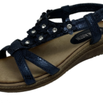 Ladies Sophie Sandal Navy 8