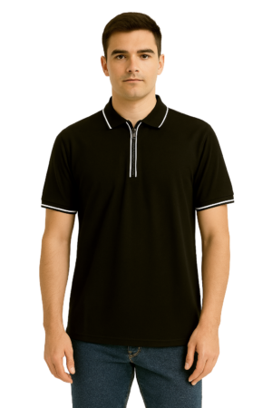 Jude S/S Polo Shirt Black XX.Lge
