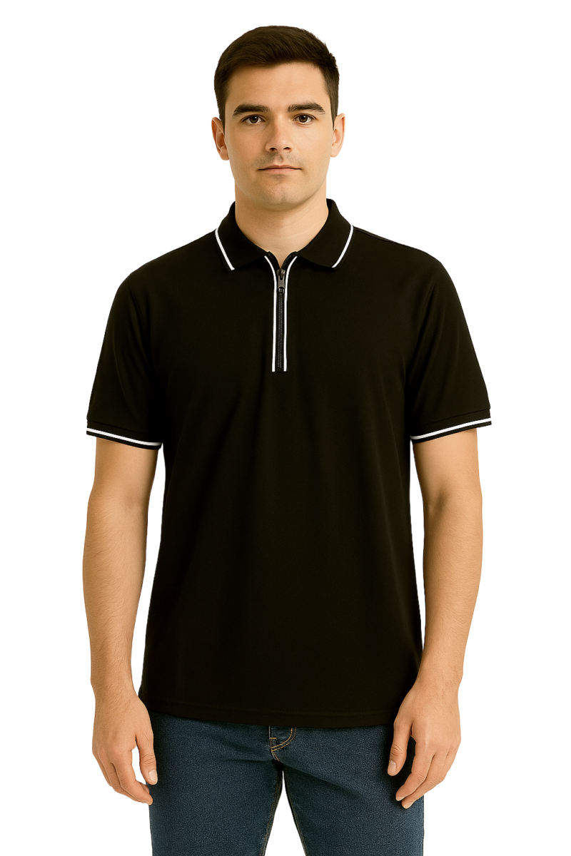 Jude S/S Polo Shirt Black XX.Lge