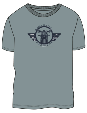 Foster S/S T Shirt Blue XX.Lge