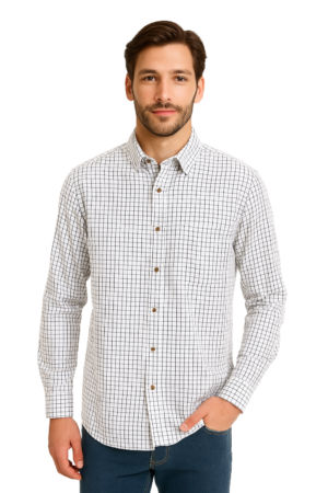 Owen L/S Shirt White XX.Lge