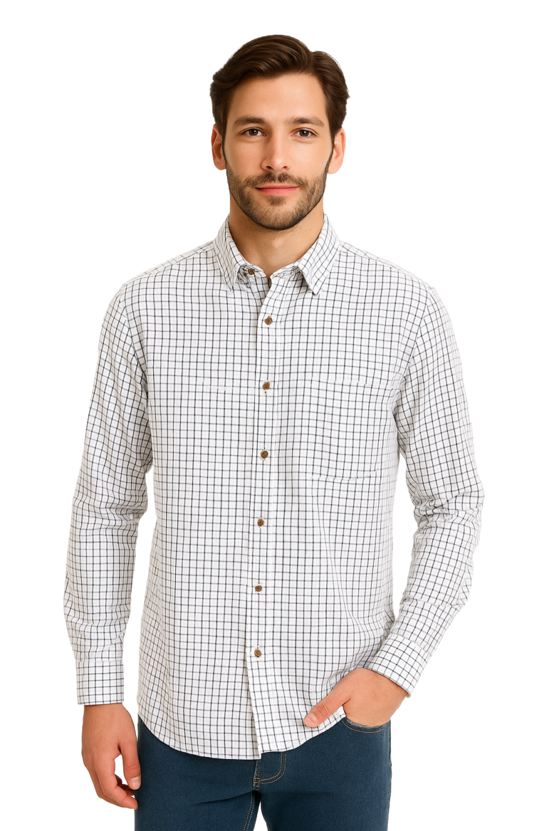 Owen L/S Shirt White XX.Lge