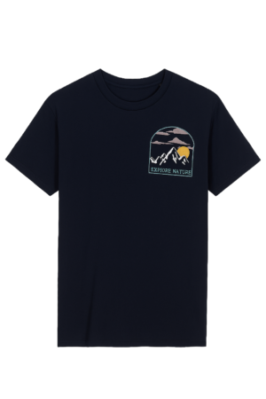Edward S/S T Shirt Navy XX.Lge