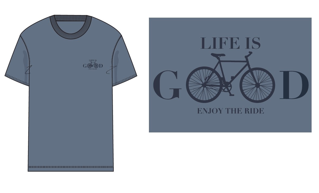 Barney S/S T Shirt Blue X.Lge