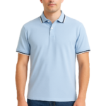 Ezra S/S Polo Shirt Blue XX.Lge