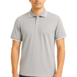 Lucas S/S Polo Shirt Grey XX.Lge