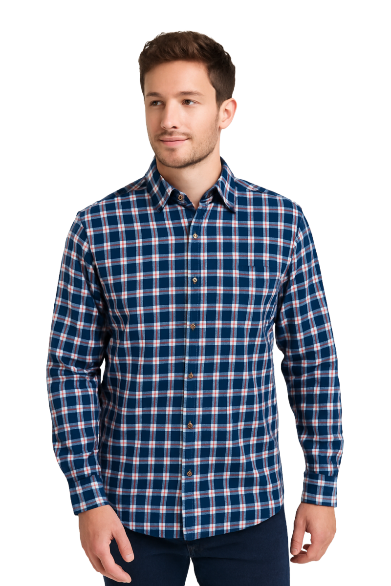 Benjamin L/S Shirt Navy XX.Lge