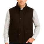 Sandringham Wax Gilet Brown XX.Lge