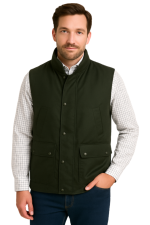 Sandringham Wax Gilet Green XX.Lge