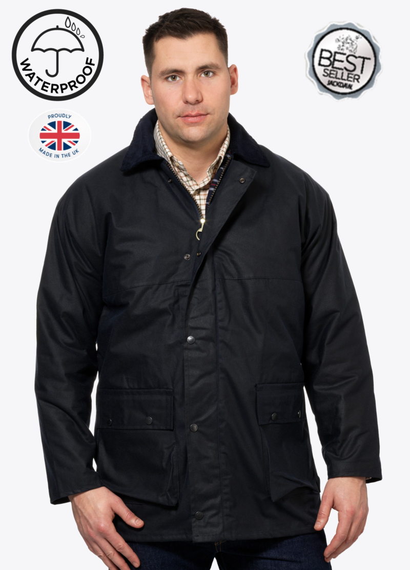 Windsor Wax Jacket Navy XX.Lge