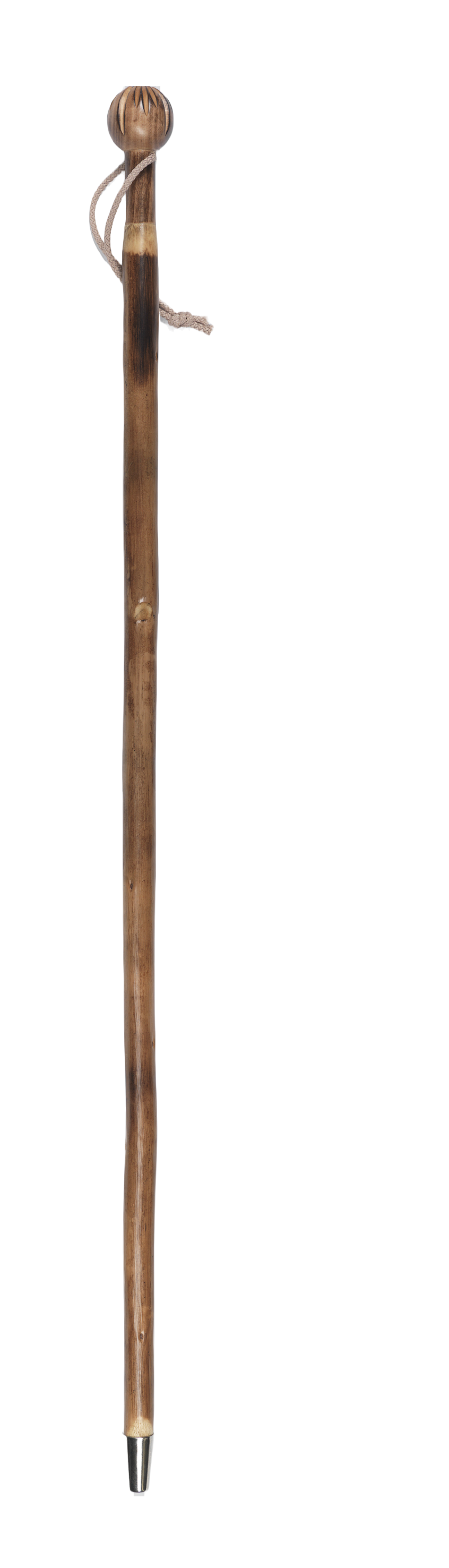 Chestnut Ball Compass Walking Stick