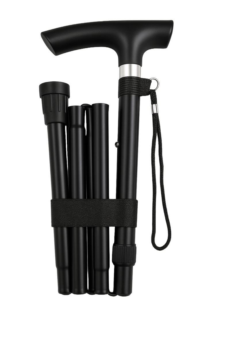 F/Walking Stick Prom Black Adj