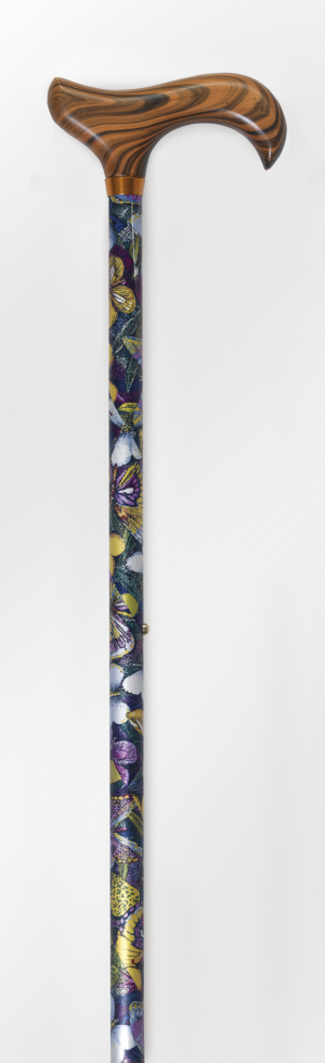 Adj Printed Walking Stick Asst Adjustable