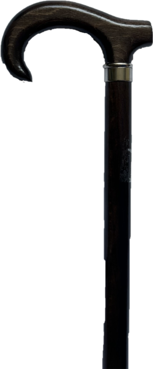 Curved Handle Beech Walking Stick